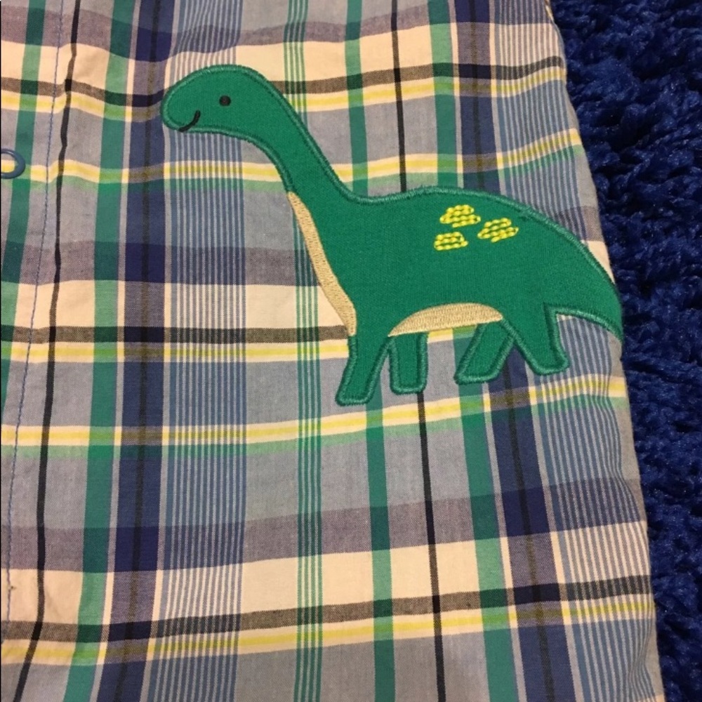 2 Carter’s Plaid Rompers - Picture 6 of 6